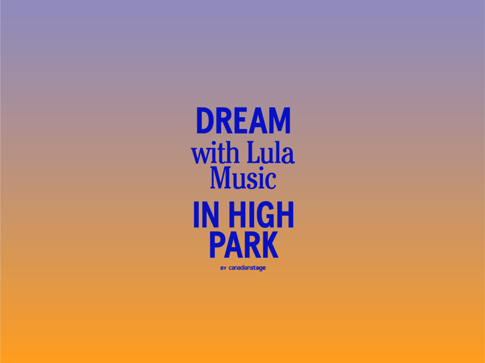 dream in high park logo