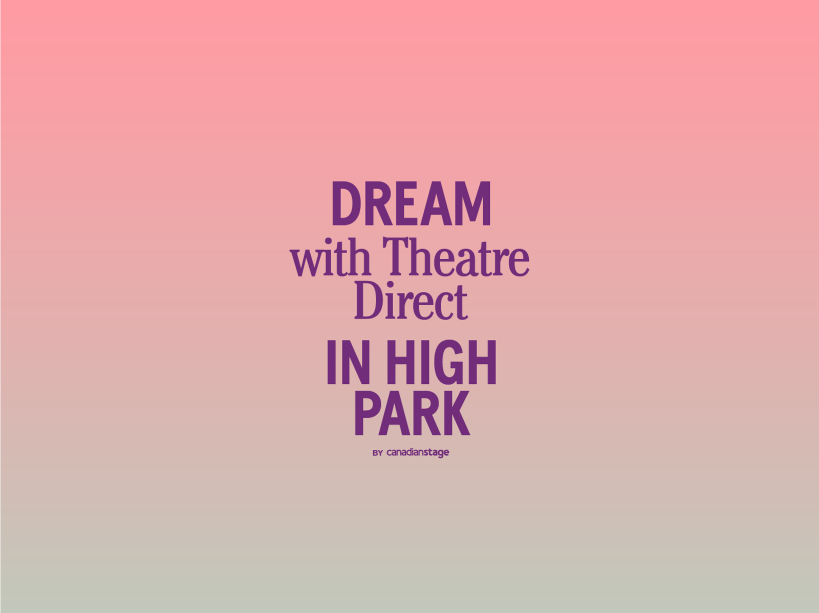 dream in high park logo